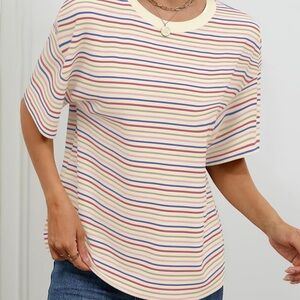 Striped Multicolor Women's Top